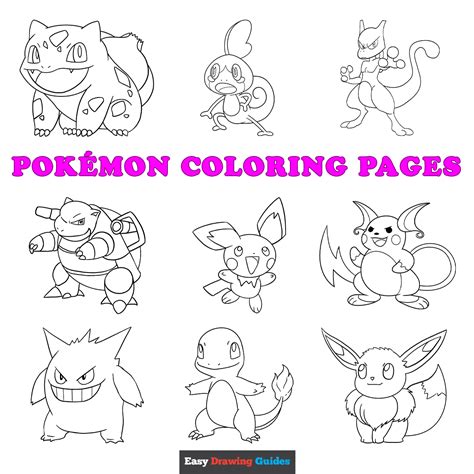 pokemon.coloring page|Free Pokemon coloring pages